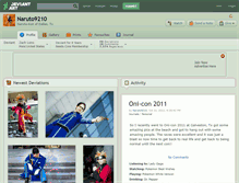 Tablet Screenshot of naruto9210.deviantart.com