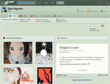 Tablet Screenshot of epic-popcorn.deviantart.com