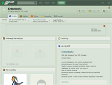 Tablet Screenshot of entombor2.deviantart.com