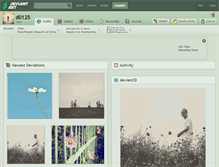 Tablet Screenshot of d0125.deviantart.com