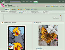 Tablet Screenshot of ice-nimbus.deviantart.com