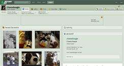 Desktop Screenshot of cheesebeagle.deviantart.com
