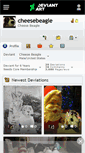 Mobile Screenshot of cheesebeagle.deviantart.com