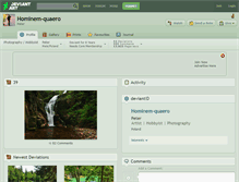 Tablet Screenshot of hominem-quaero.deviantart.com