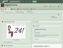 Tablet Screenshot of bridgettexcourtney.deviantart.com