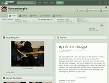 Tablet Screenshot of i-love-anime-girls.deviantart.com