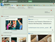 Tablet Screenshot of ggunsailor.deviantart.com