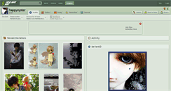 Desktop Screenshot of happyoyster.deviantart.com