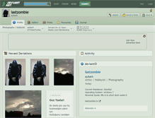 Tablet Screenshot of lastzombie.deviantart.com