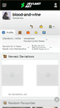 Mobile Screenshot of blood-and-wine.deviantart.com