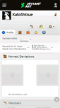 Mobile Screenshot of katoshizue.deviantart.com