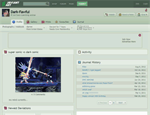 Tablet Screenshot of dark-fawful.deviantart.com