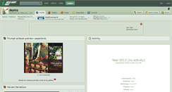 Desktop Screenshot of depinz.deviantart.com