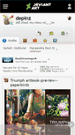 Mobile Screenshot of depinz.deviantart.com