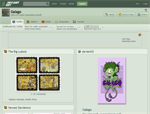 Tablet Screenshot of galago.deviantart.com