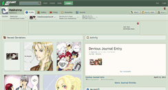 Desktop Screenshot of maskonna.deviantart.com