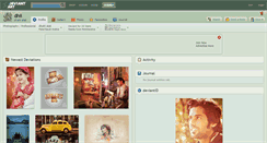 Desktop Screenshot of dhii.deviantart.com