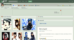 Desktop Screenshot of kami-no-club.deviantart.com