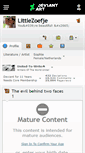 Mobile Screenshot of littlezoefje.deviantart.com