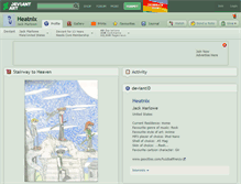 Tablet Screenshot of heatnix.deviantart.com