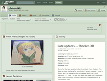 Tablet Screenshot of odieluvnikki.deviantart.com