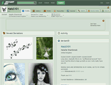 Tablet Screenshot of natzs101.deviantart.com