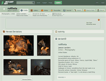 Tablet Screenshot of noftheta.deviantart.com