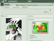Tablet Screenshot of hanyasatu.deviantart.com