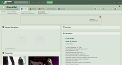 Desktop Screenshot of icon-artist.deviantart.com