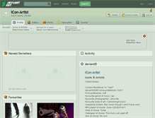 Tablet Screenshot of icon-artist.deviantart.com