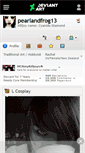 Mobile Screenshot of pearlandfrog13.deviantart.com