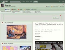 Tablet Screenshot of novanim.deviantart.com