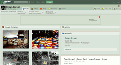 Desktop Screenshot of design-brewer.deviantart.com
