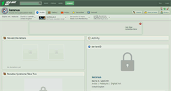 Desktop Screenshot of karanua.deviantart.com