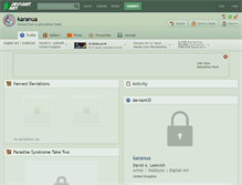 Tablet Screenshot of karanua.deviantart.com