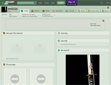 Tablet Screenshot of m43226.deviantart.com