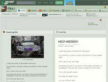 Tablet Screenshot of c0ll1.deviantart.com