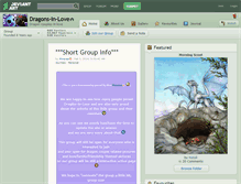 Tablet Screenshot of dragons-in-love.deviantart.com