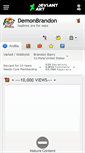 Mobile Screenshot of demonbrandon.deviantart.com