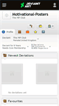 Mobile Screenshot of motivational-posters.deviantart.com
