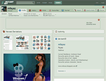 Tablet Screenshot of mfayaz.deviantart.com