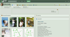 Desktop Screenshot of chloe-nicole.deviantart.com