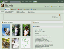 Tablet Screenshot of chloe-nicole.deviantart.com