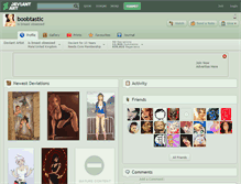 Tablet Screenshot of boobtastic.deviantart.com