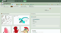 Desktop Screenshot of lamangokaijura.deviantart.com