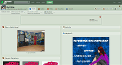 Desktop Screenshot of myrrima.deviantart.com