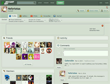 Tablet Screenshot of nefertekas.deviantart.com