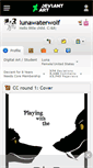Mobile Screenshot of lunawaterwolf.deviantart.com