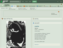 Tablet Screenshot of markiss.deviantart.com