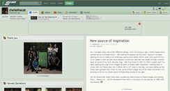 Desktop Screenshot of chellethecat.deviantart.com